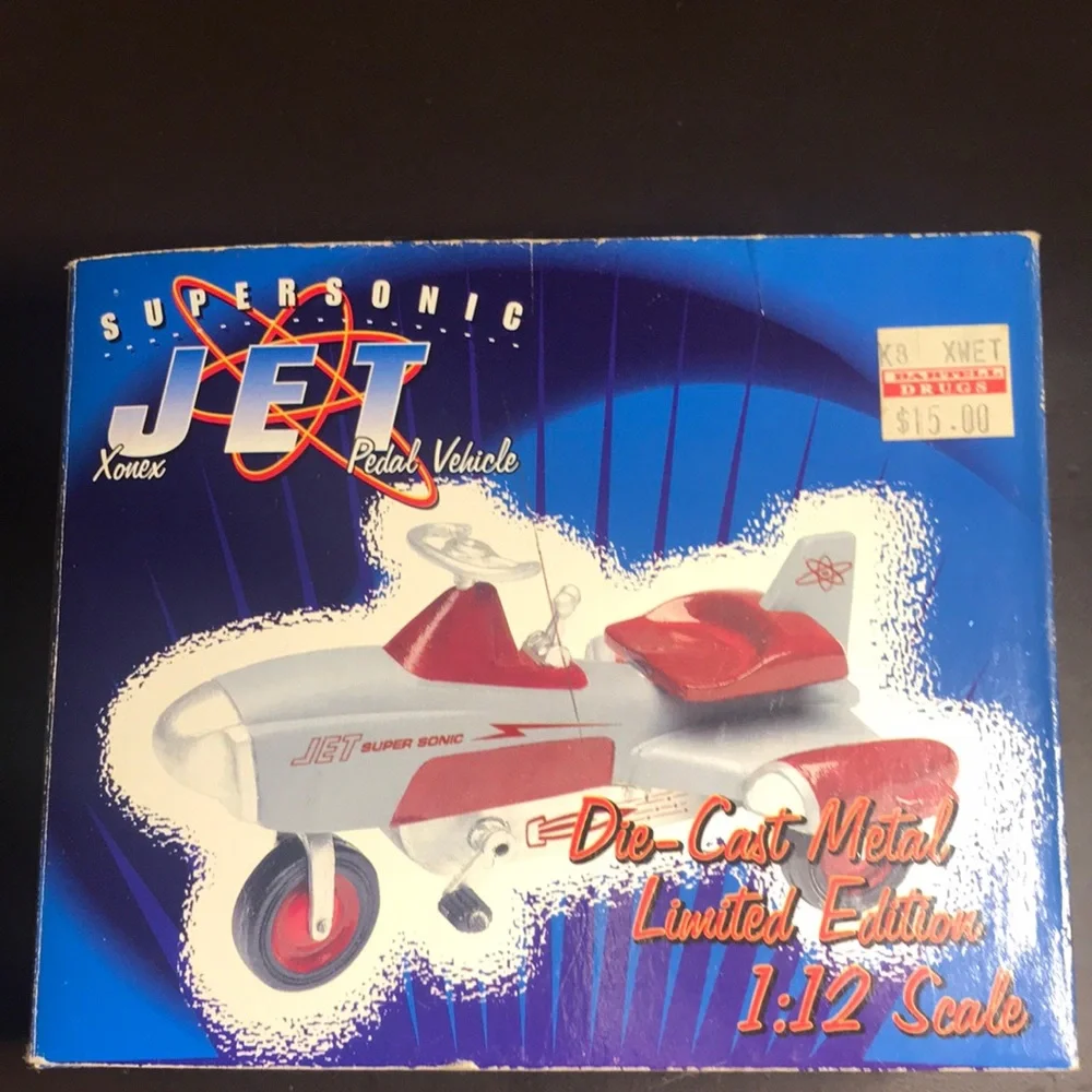 NWT Supersonic Jet Die-cast Limited Edition collectible pedal vehicle